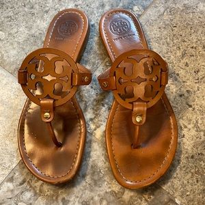 Tory Burch Miller Brown Sandals. Size 9.5.